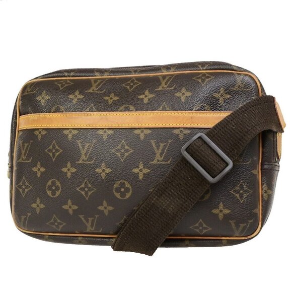 LOUIS VUITTON Reporter PM Crossbody Shoulder Bag Monogram Leather M45254 87ED242 - Picture 1 of 15